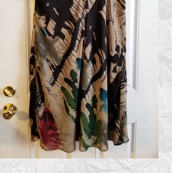 💎 Mlle Gabrielle short sleeves multicolored dress. Size 24 - Picture 4 of 5